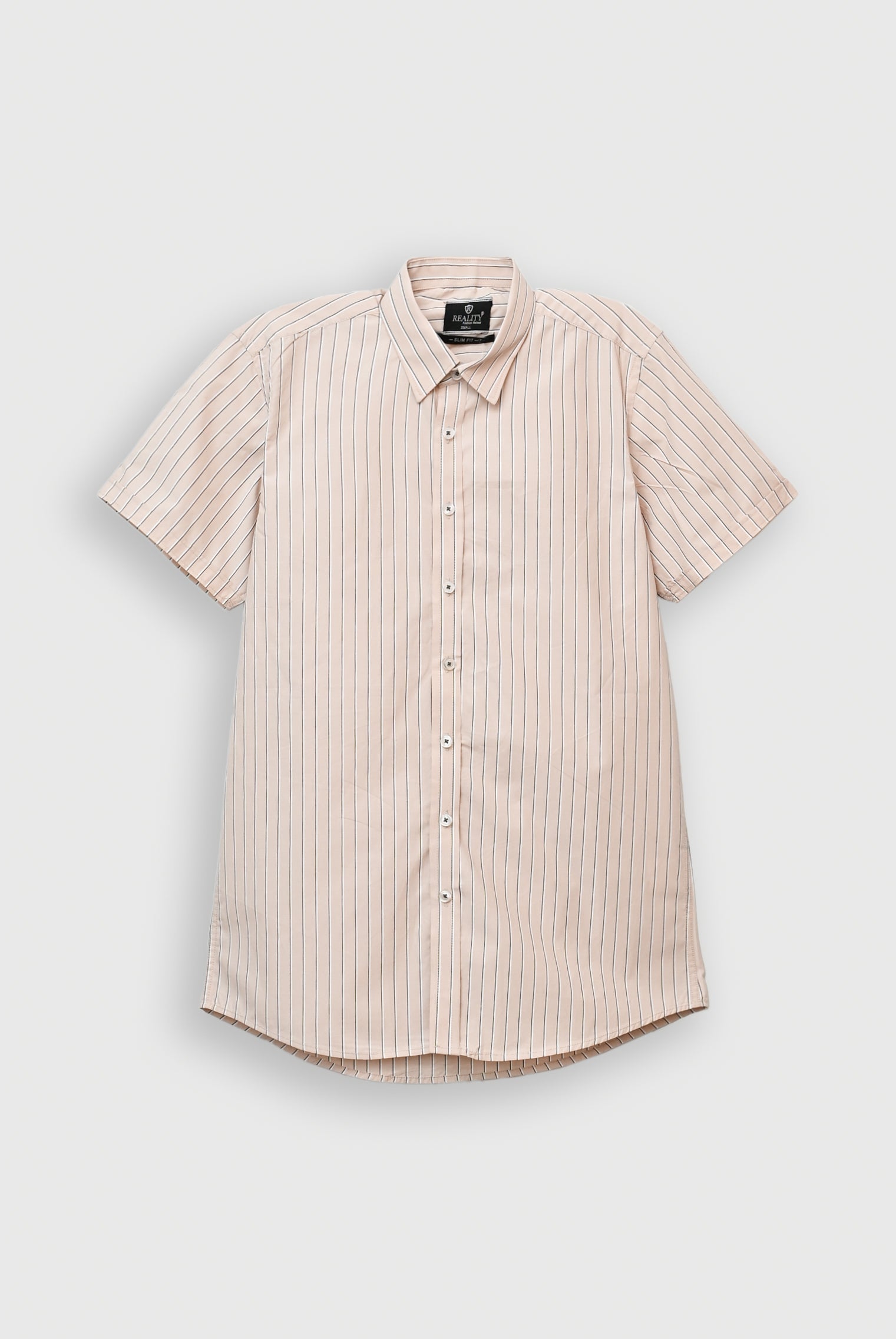 SKIN STRIPED H/S CASUAL SHIRT