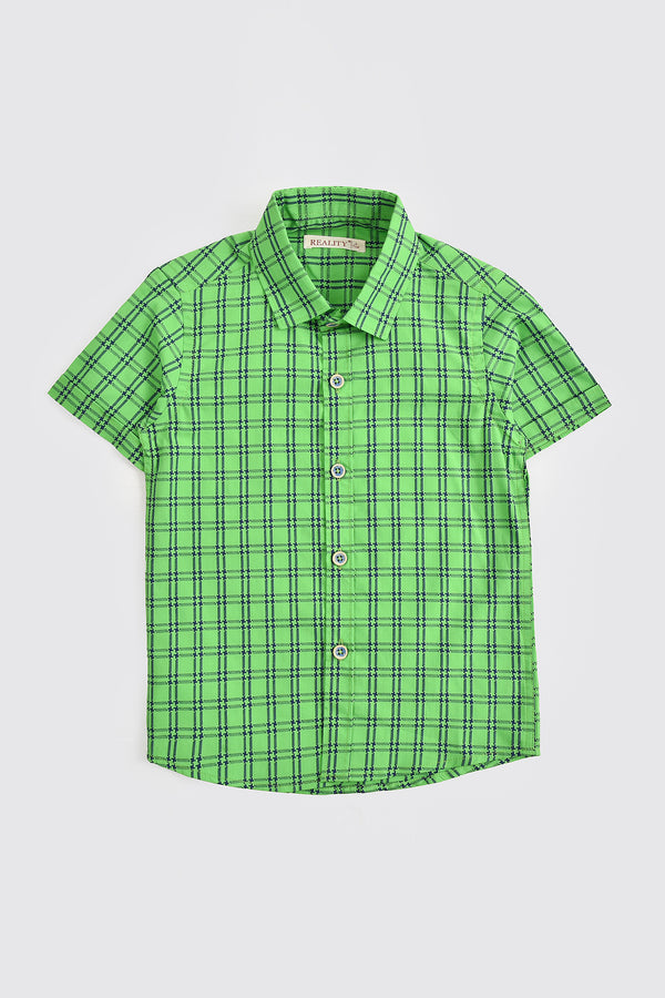 Green Groove Checked Shirt
