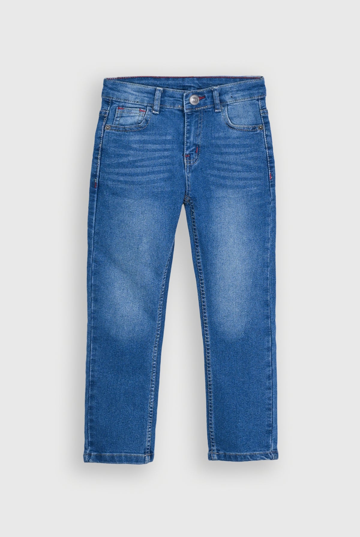 STRAIGHT FIT BLUE DENIM