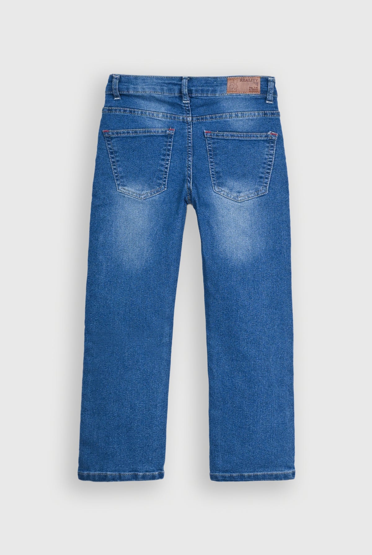 STRAIGHT FIT BLUE DENIM
