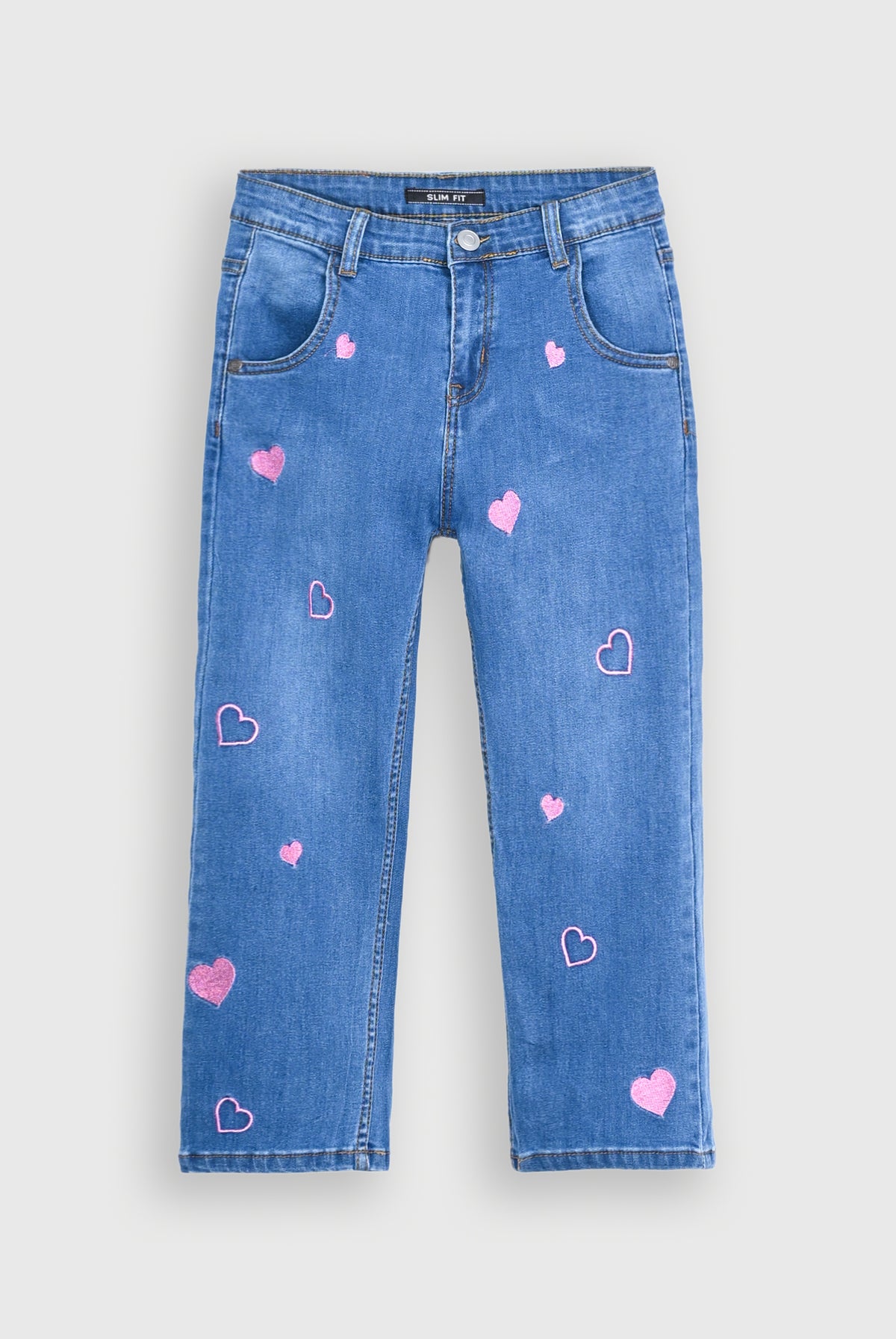 HEART LINES BLUE DENIM