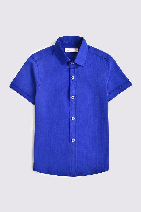 Classic Royal Blue Casual Shirt Reality