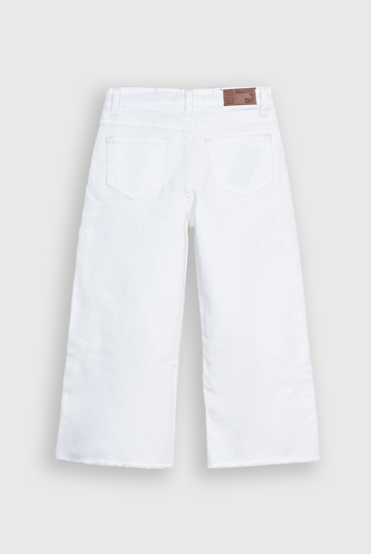 COLORFUL BELL WHITE DENIM