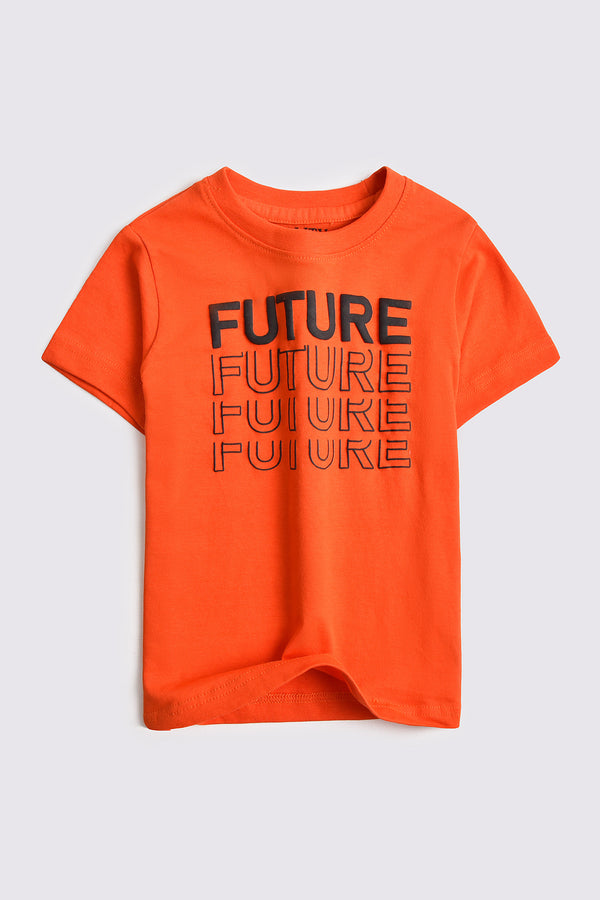 Future Bright T-Shirt Orange