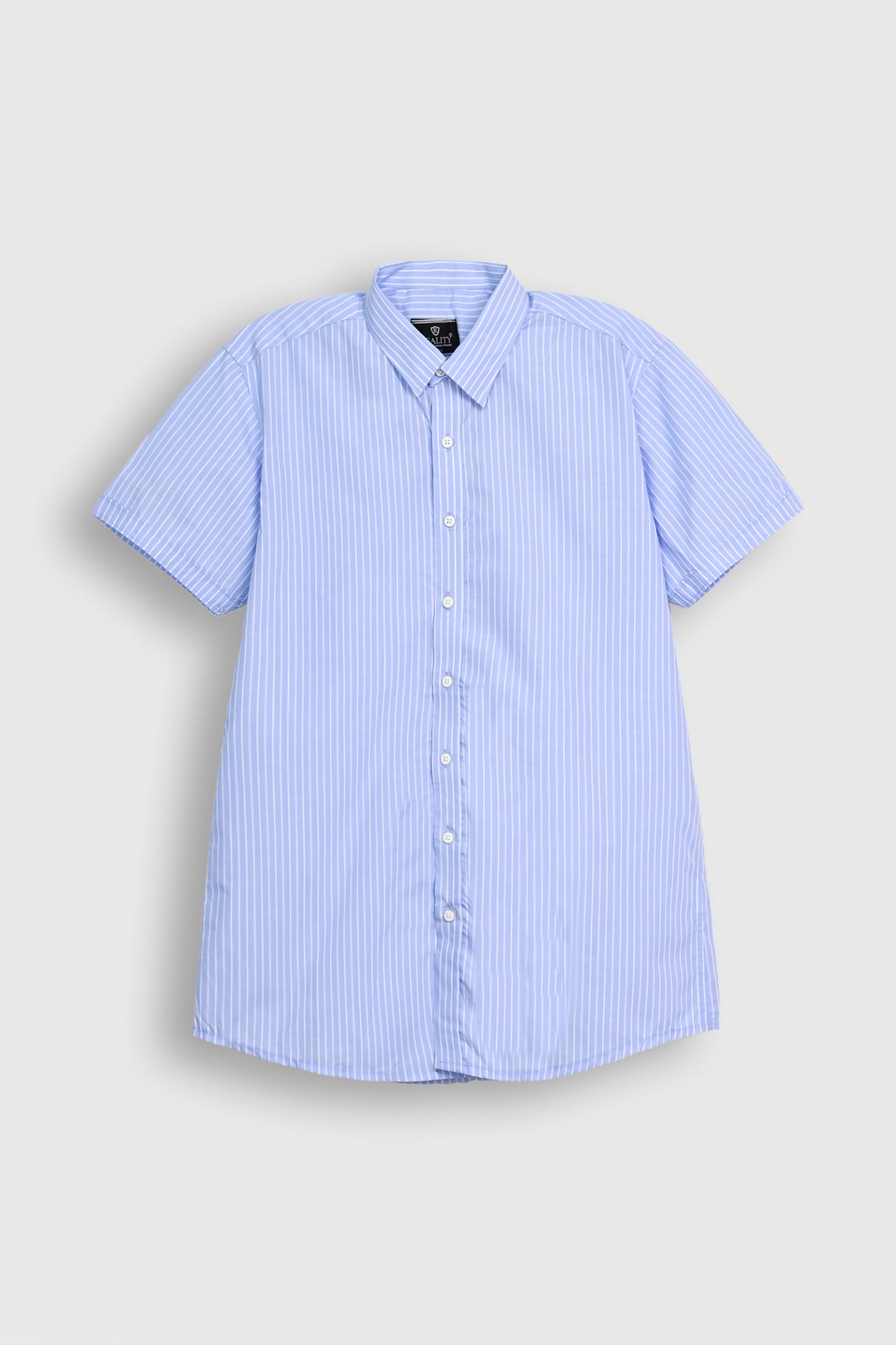 SKYSTRIPED H/S CASUAL SHIRT