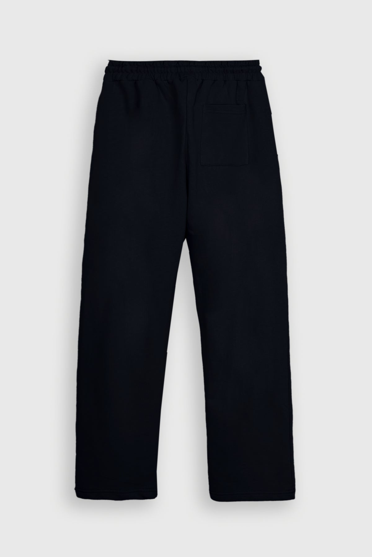 MEN BLACK TERRY TROUSER
