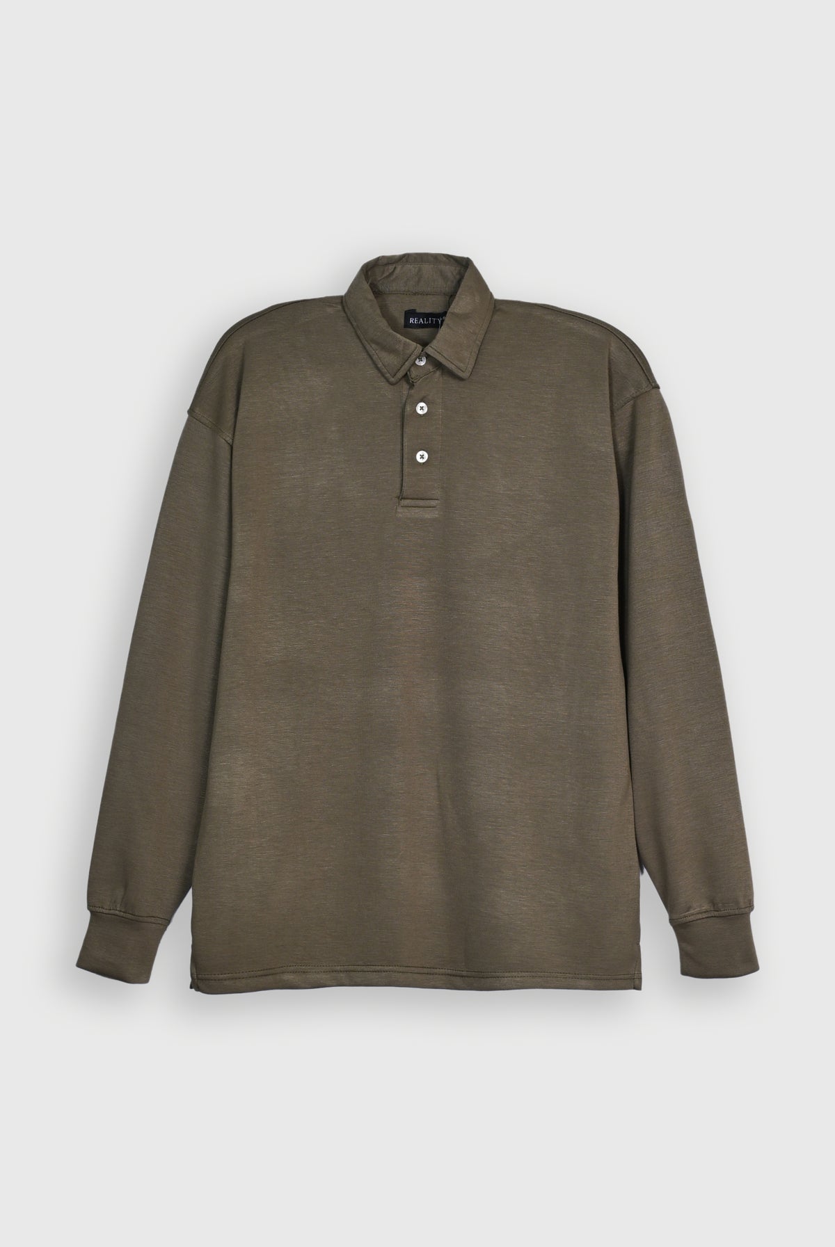 INTERLOCK OLIVE POLO
