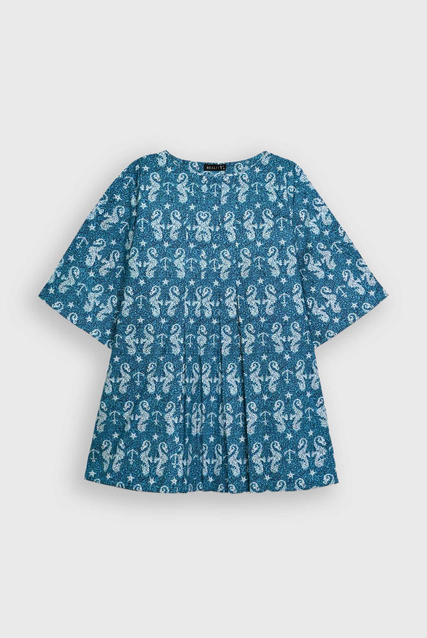 TURQUOISE SCARLET SYMPHONY FROCK