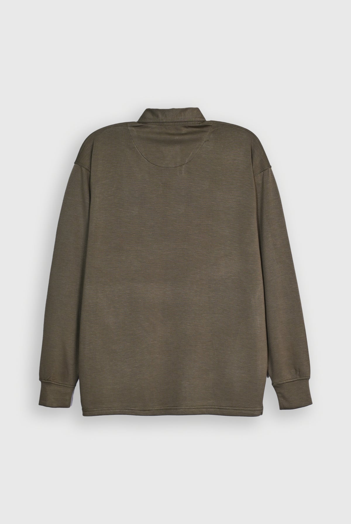 INTERLOCK OLIVE POLO
