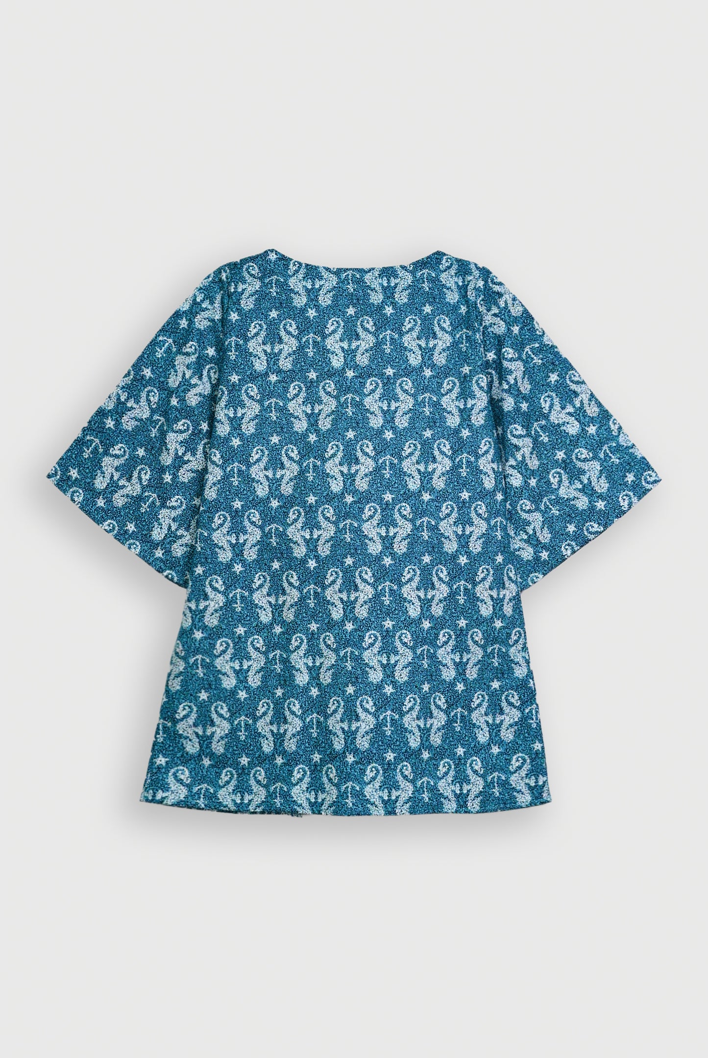 TURQUOISE SCARLET SYMPHONY FROCK