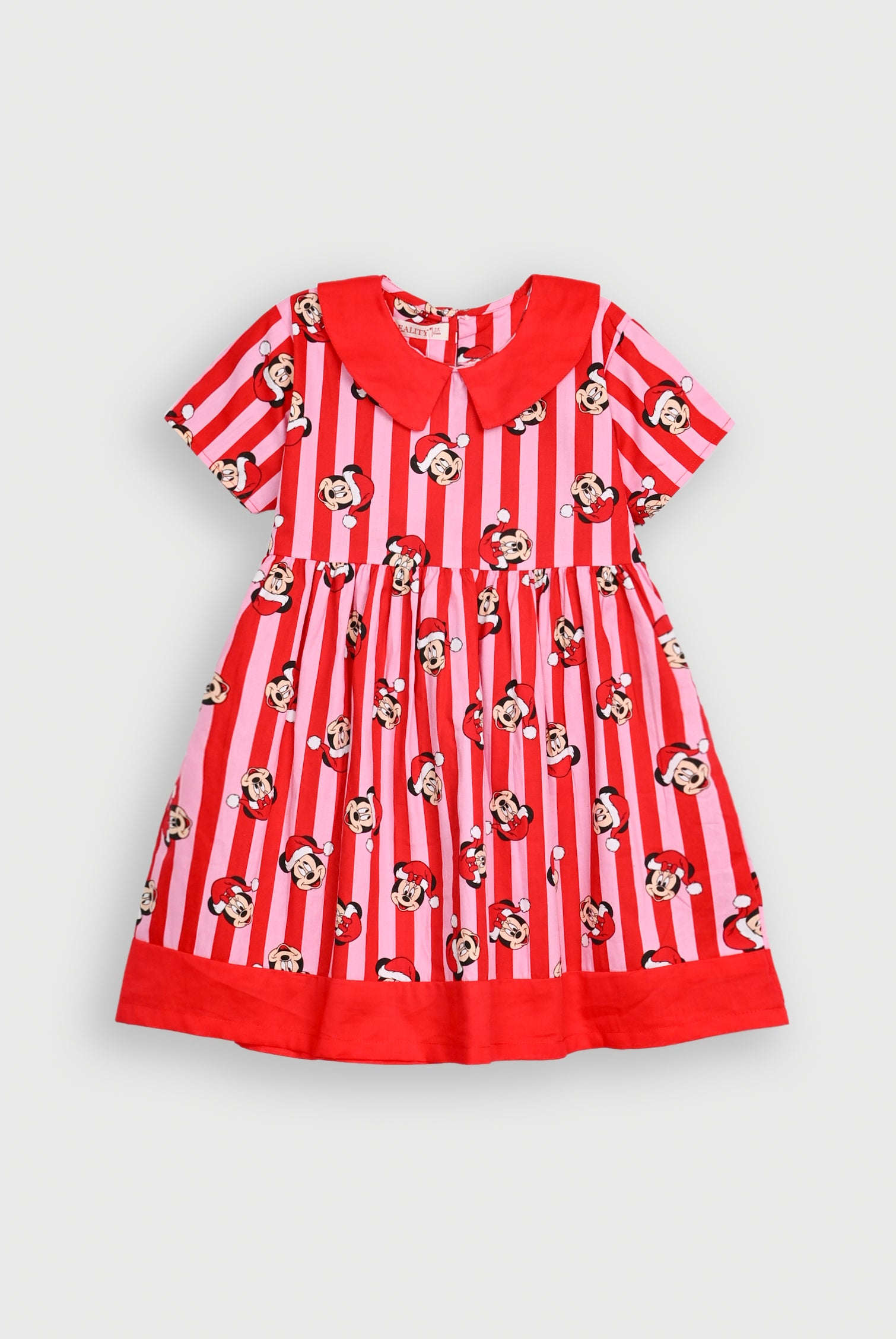 RED HAPPY HUES FROCK Reality