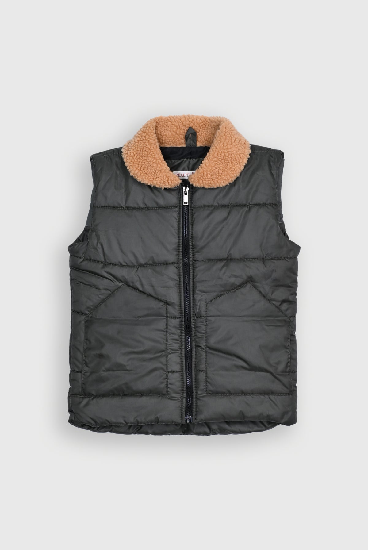 SLEEVE LEES PUFFER GREEN JACKET