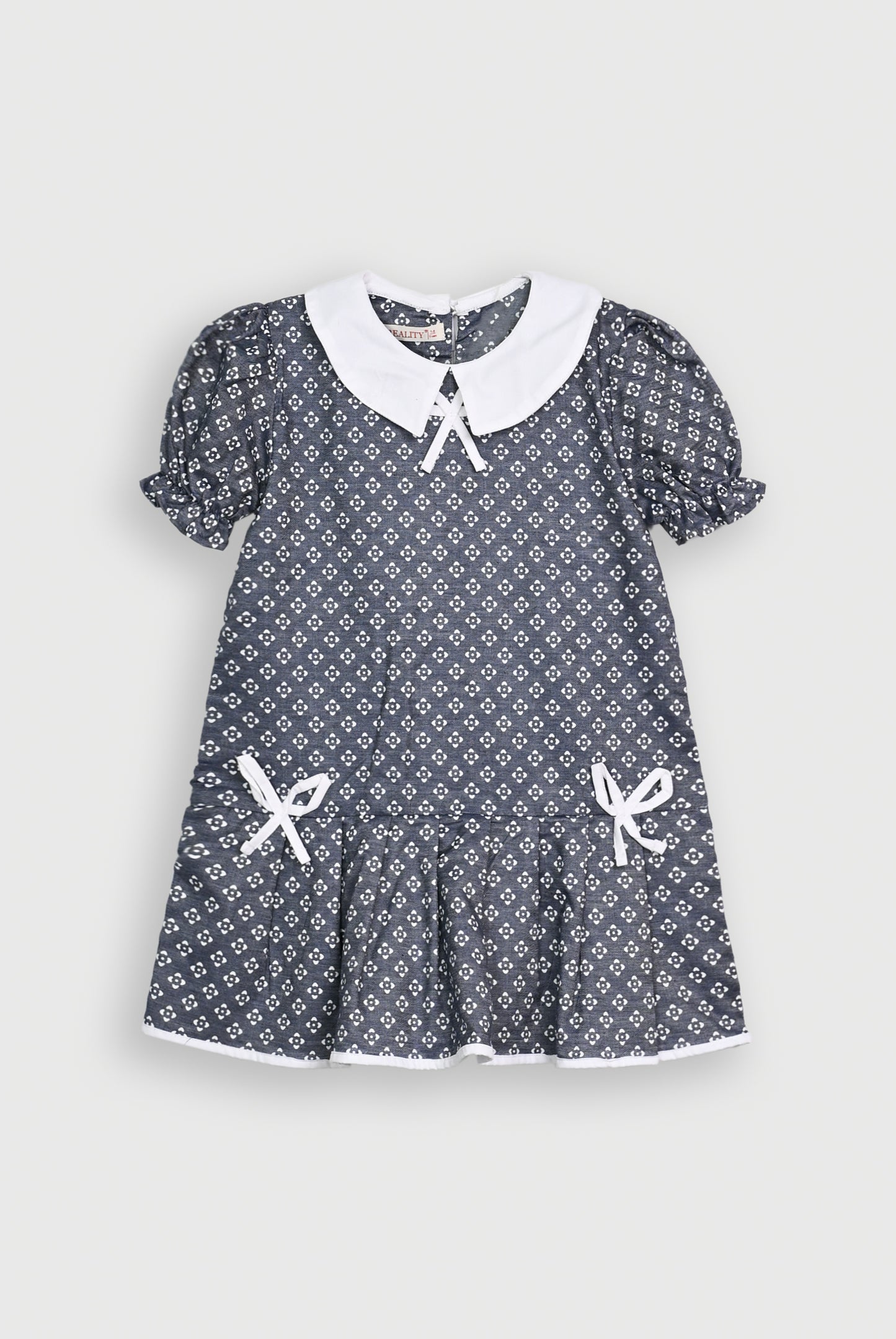 GRAY COTTON CLOUD FROCK