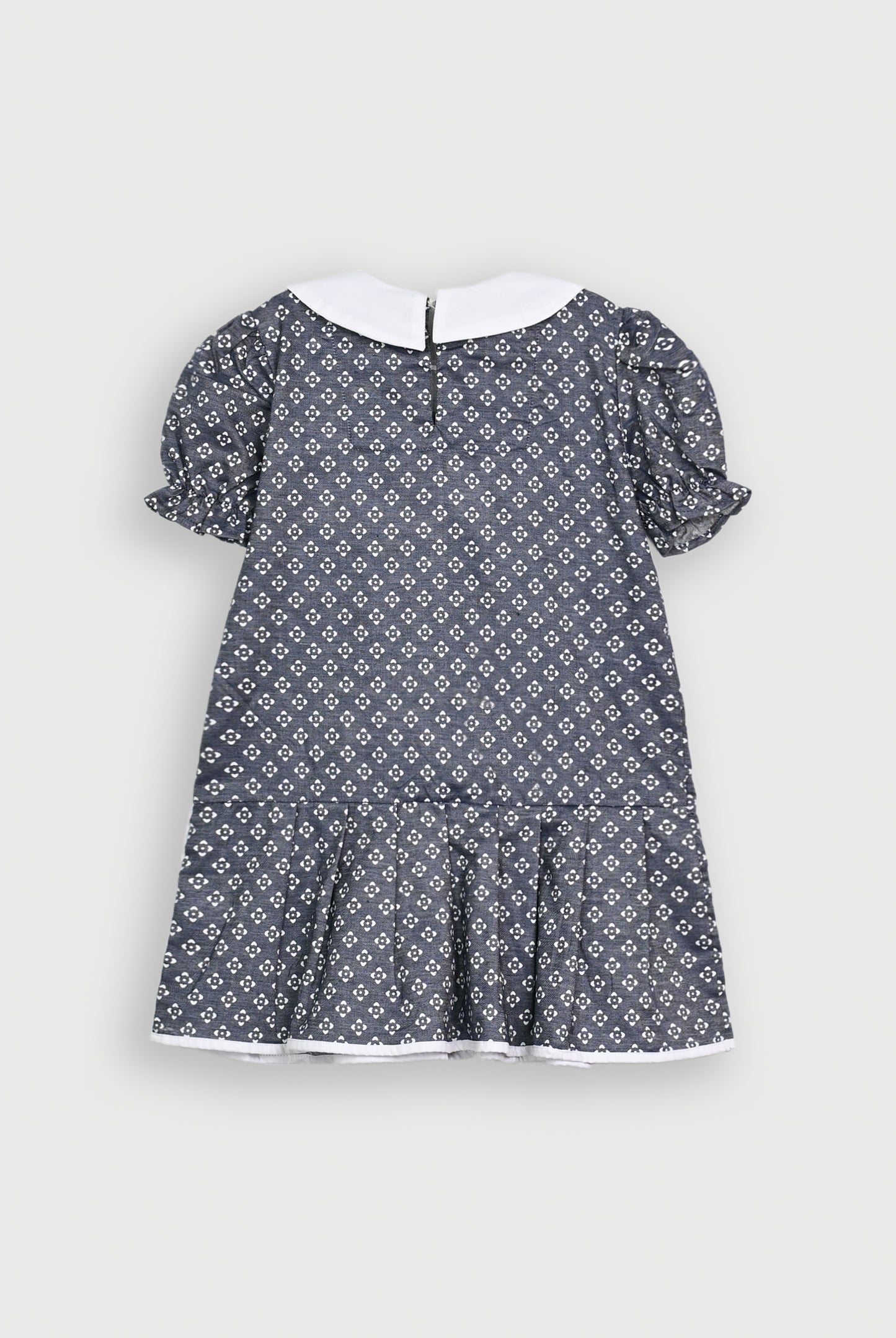 GRAY COTTON CLOUD FROCK