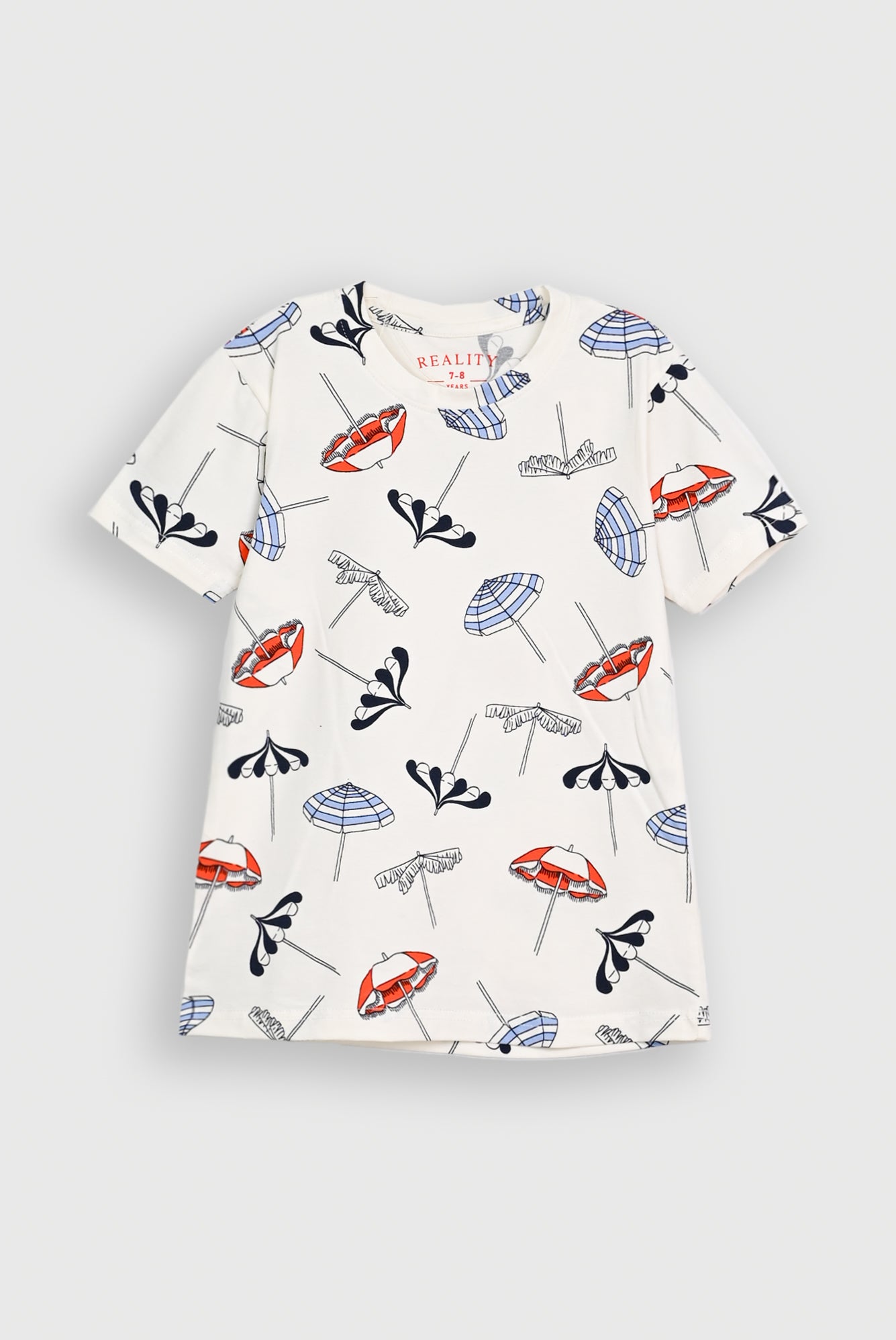 WHITE PRINTED T-SHIRT Reality