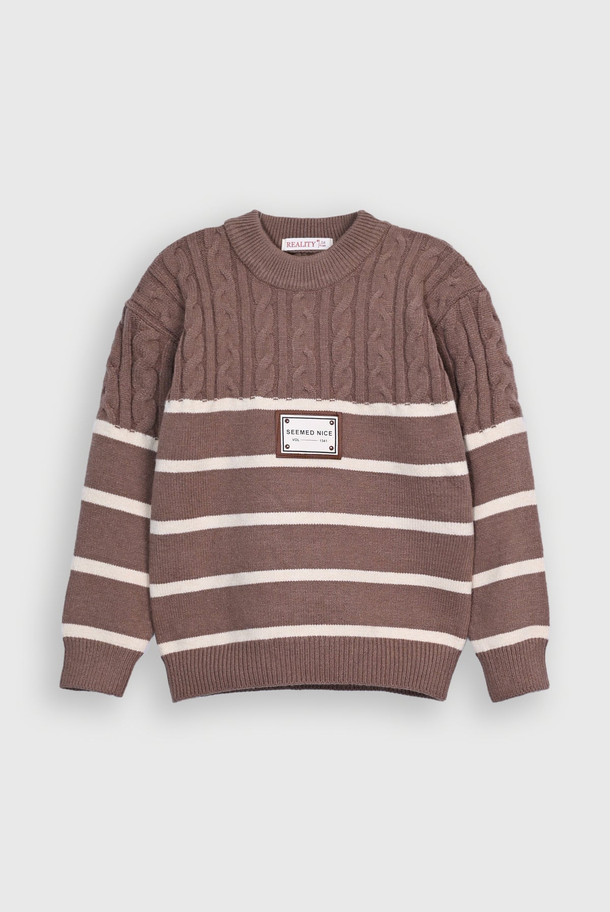 LIGHT BROWN SWEATER Reality