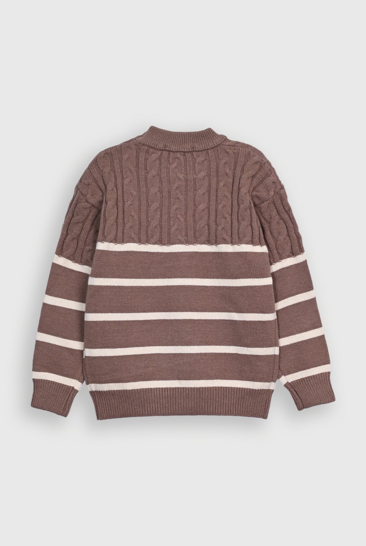 LIGHT BROWN SWEATER Reality