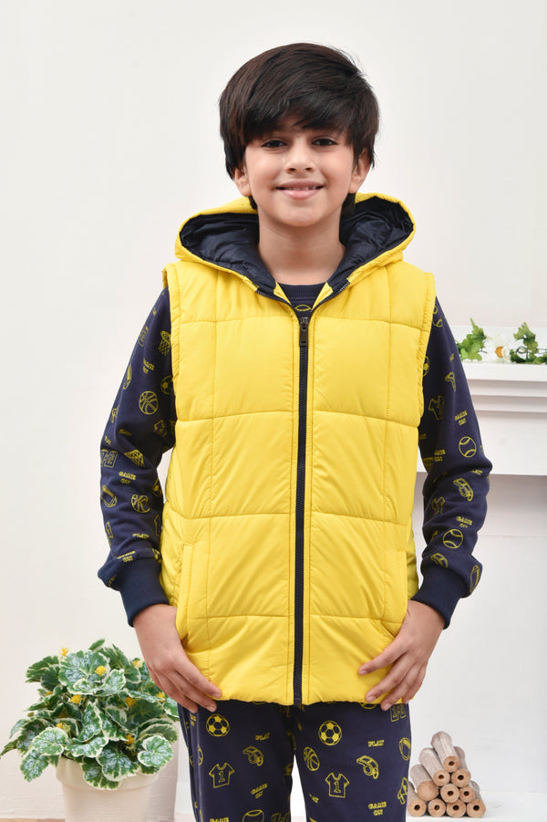 Yellow Puffer Jacket