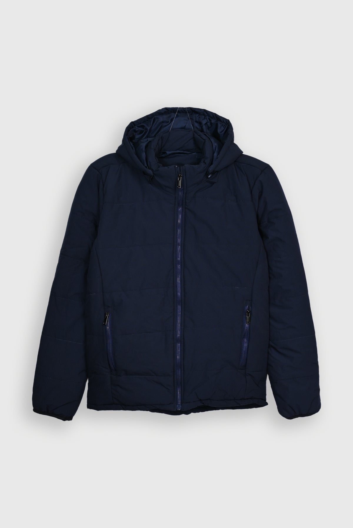 MEN NAVY PUFFER JACKET Reality