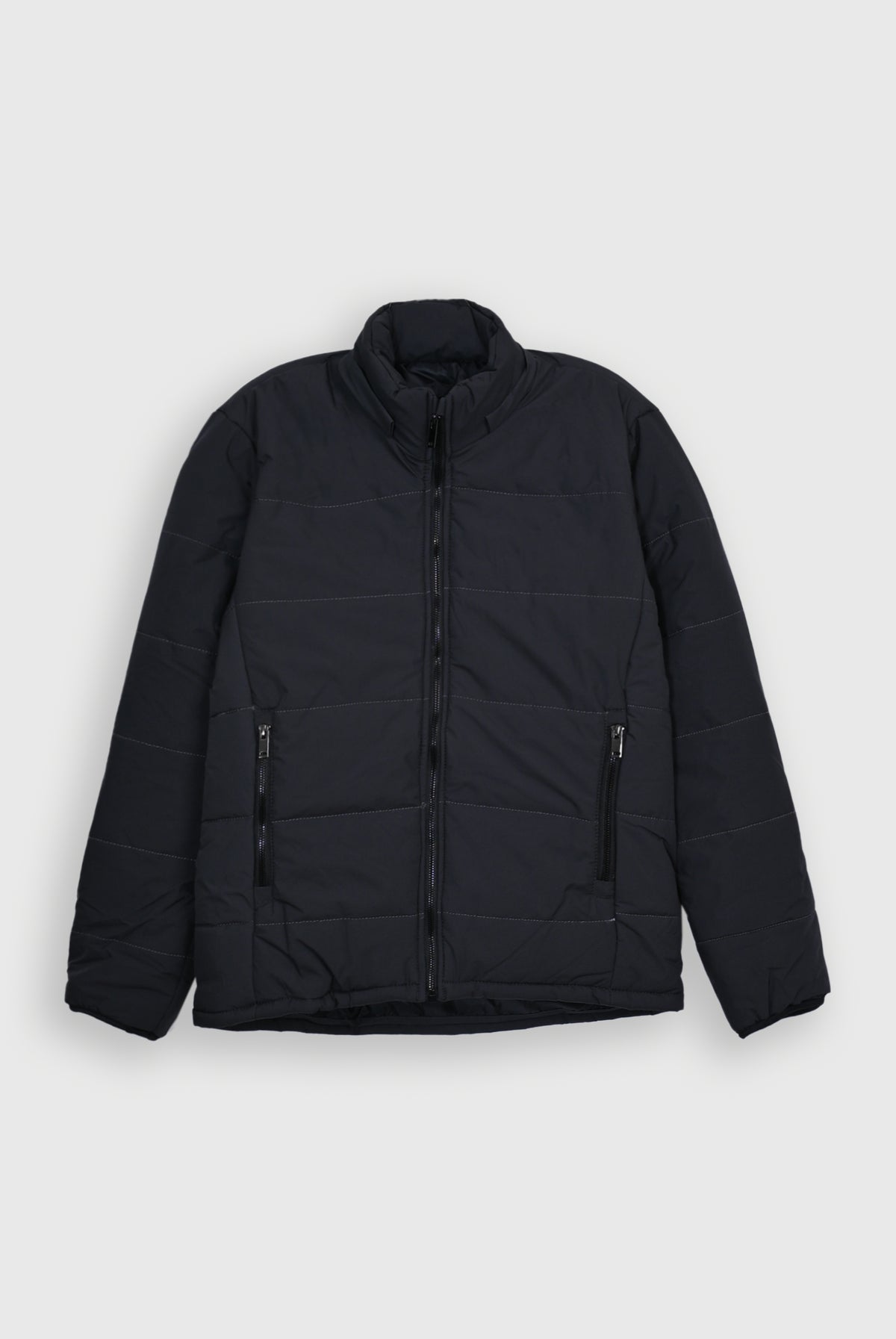 MEN GRAY PUFFER JACKET