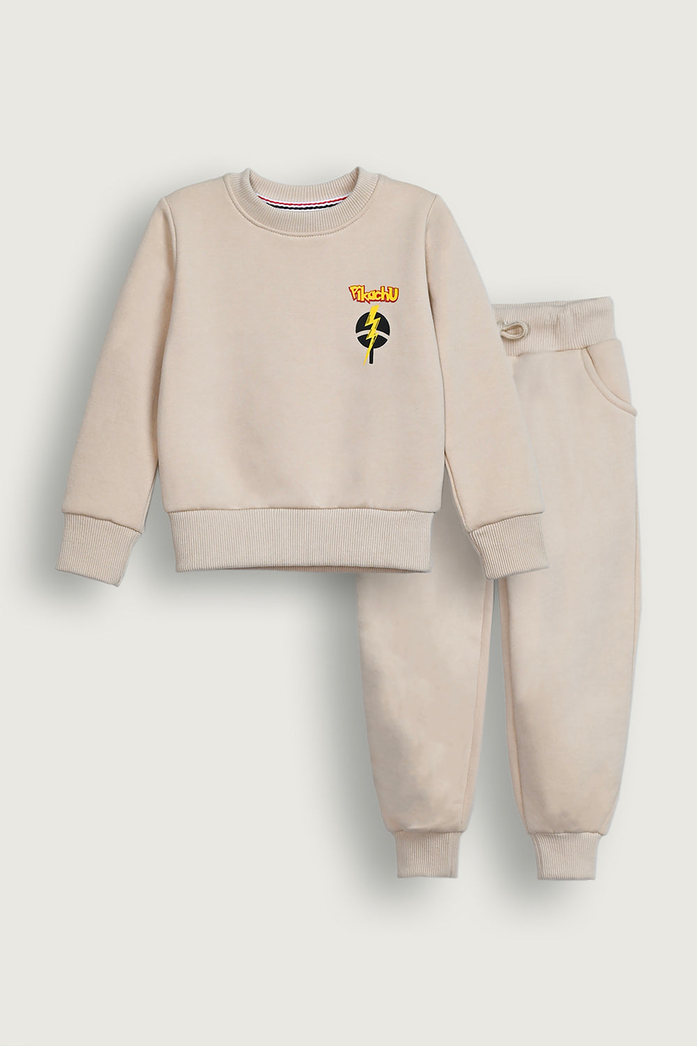 Neutral Pikachu Fleece co-ord-Set Reality