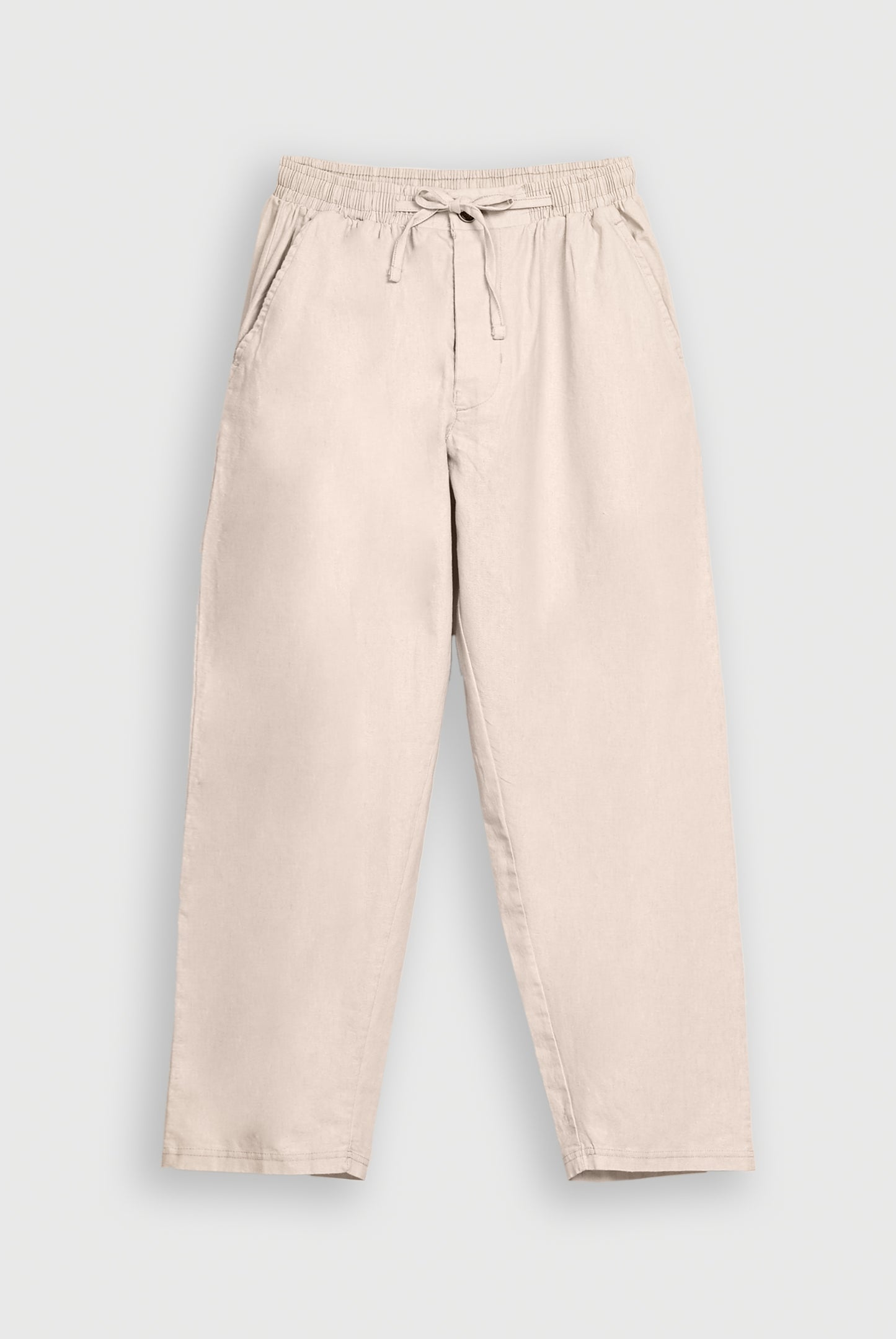 CREME LINEN TROUSER