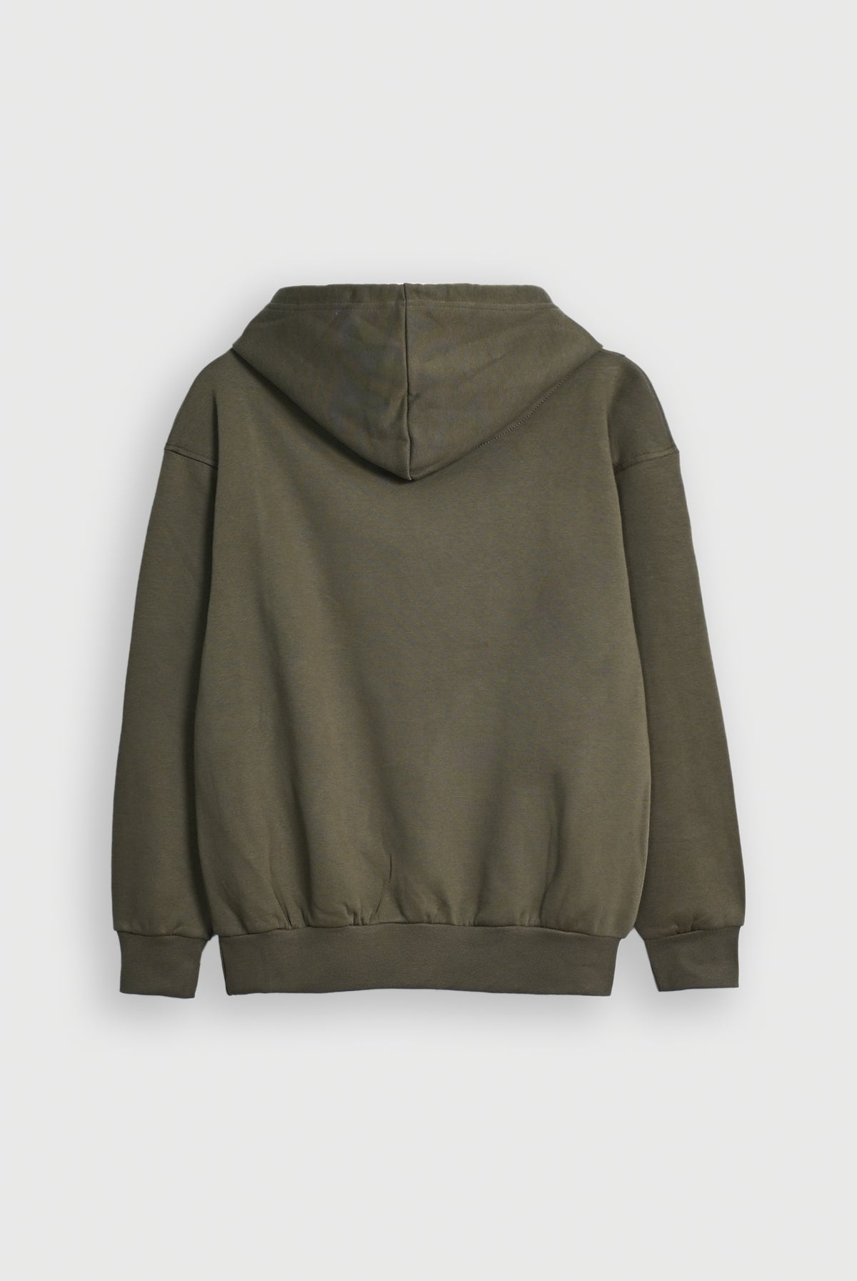 MEN PANNEL OLIVE HOODIE REALITY