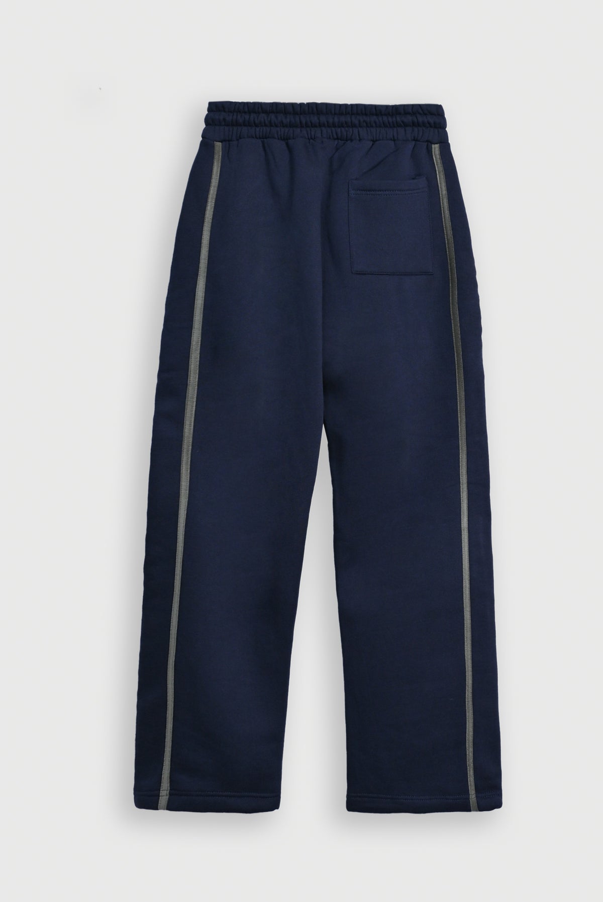 SIDE TAPPING STRAIGHT NAVY TROUSER