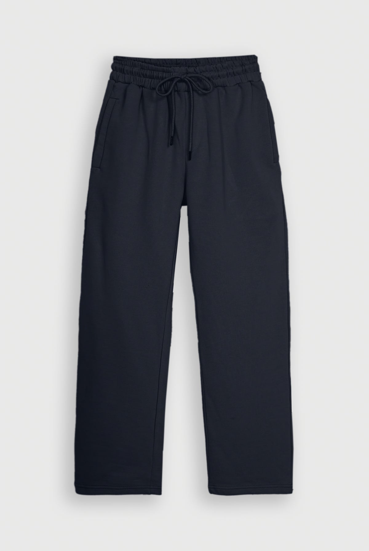 MEN STRAIGHT FIT BLACK TROUSER Reality
