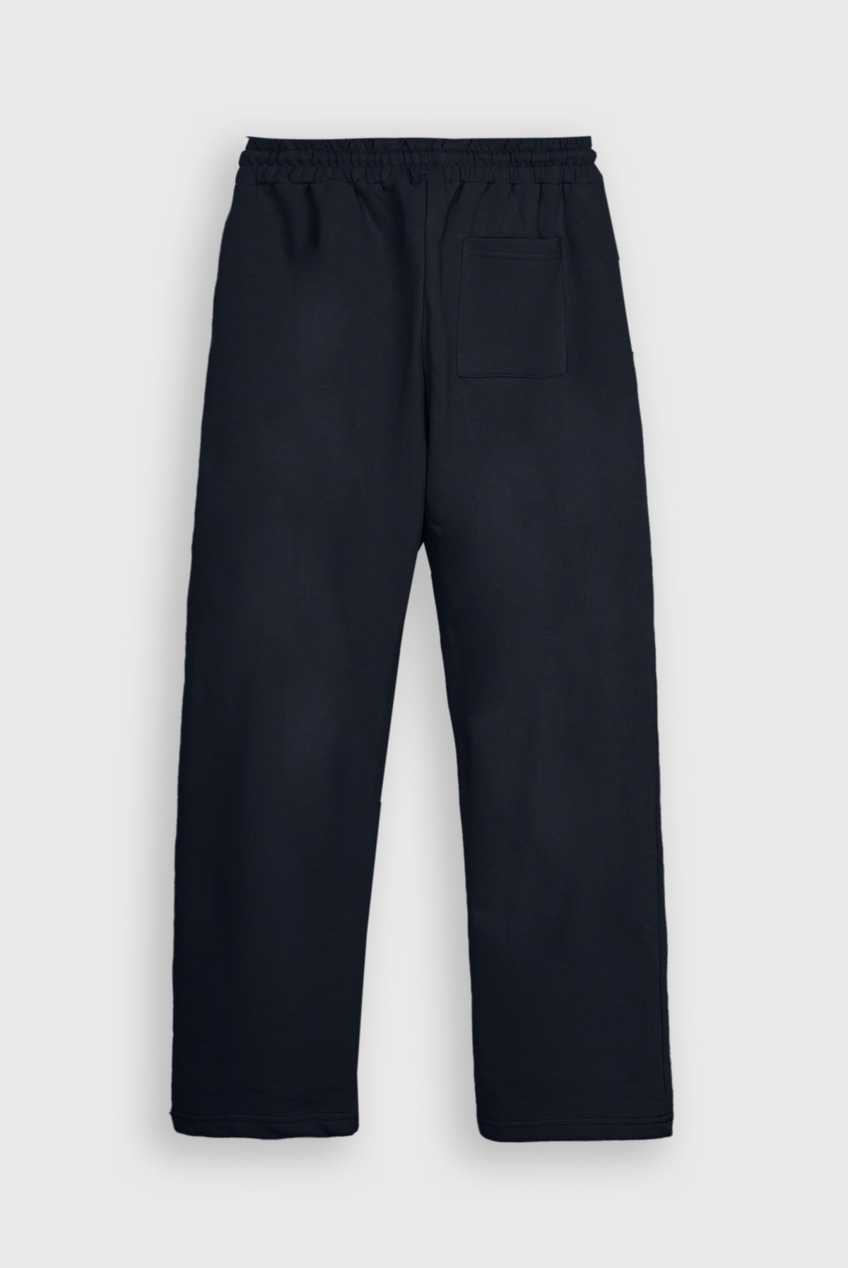 MEN STRAIGHT FIT BLACK TROUSER