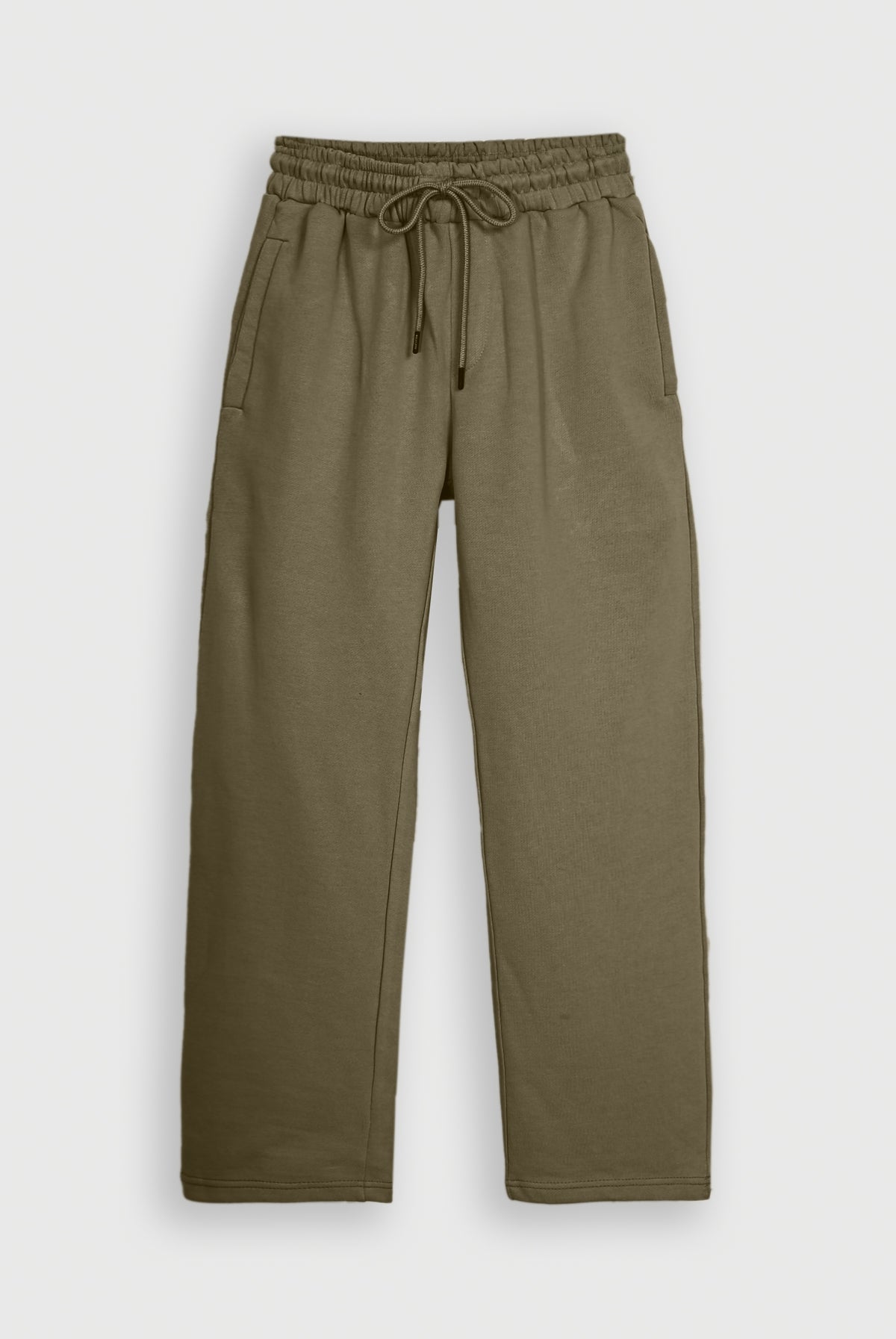 MEN STRAIGHT FIT OLIVE TROUSER Reality