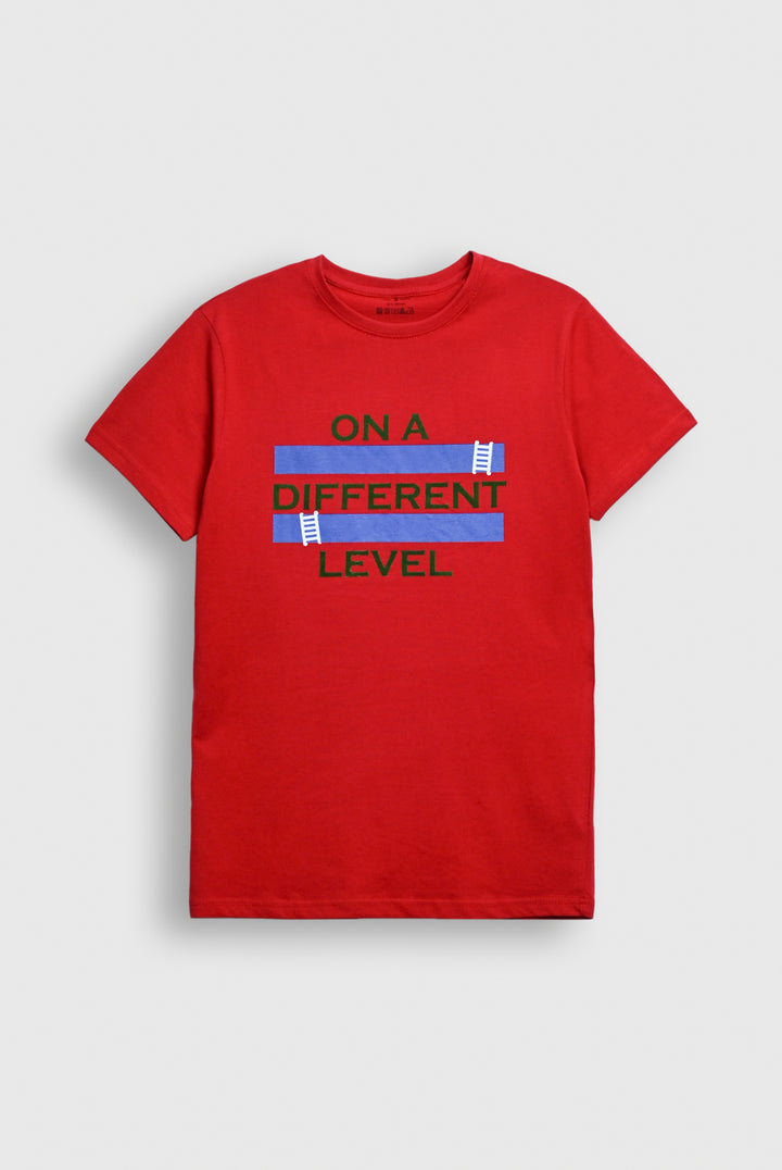 Red Level Up T-Shirt Reality