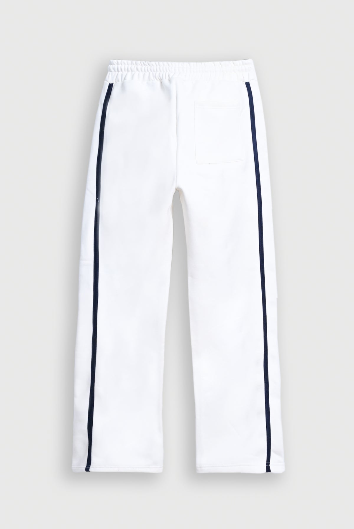 SIDE TAPPING STRAIGHT WHITE TROUSER Reality