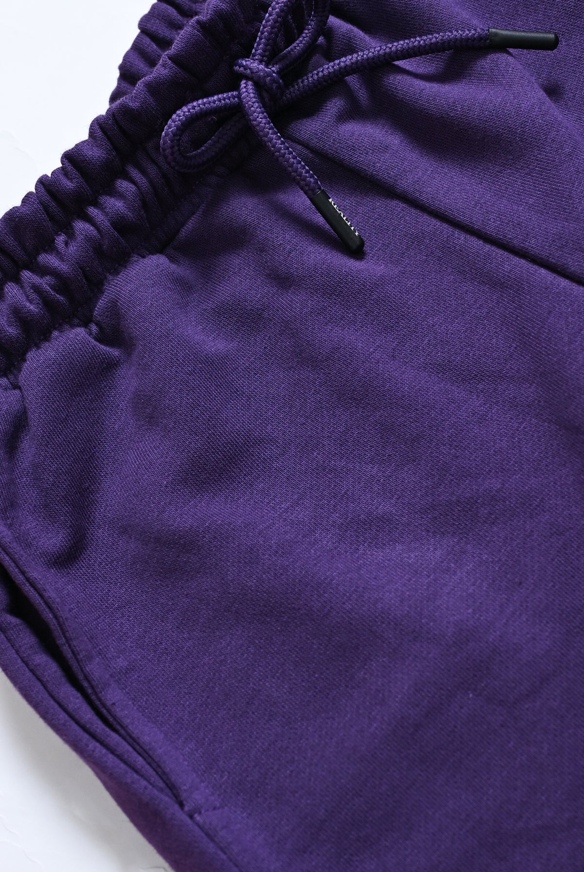 GIRL WIDE LEG FLEECE PURPLE TROUSER Reality