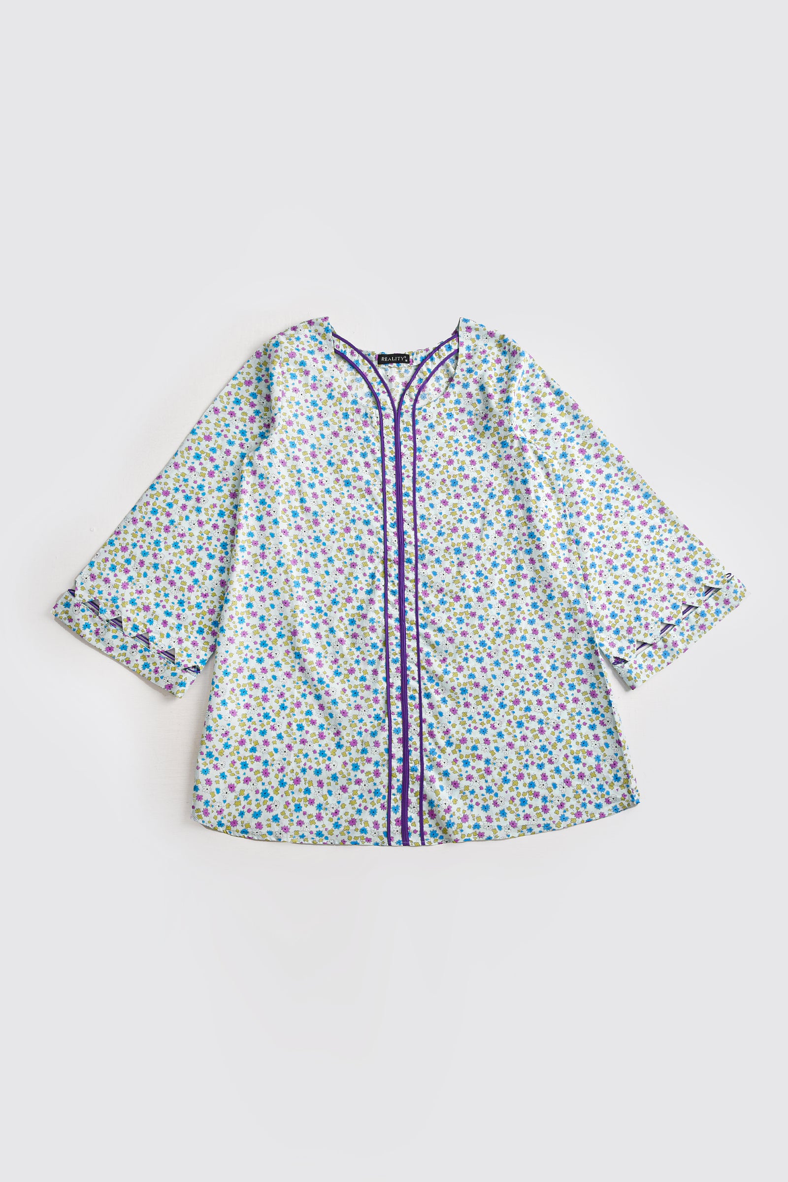 Floral Lace Detail Top Reality