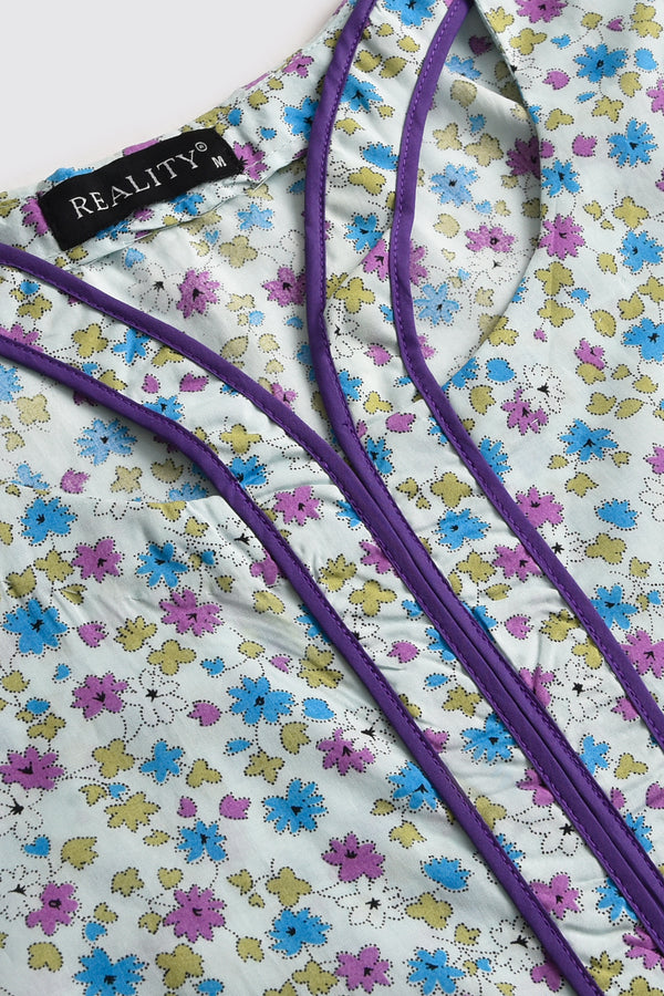 Floral Lace Detail Top Reality