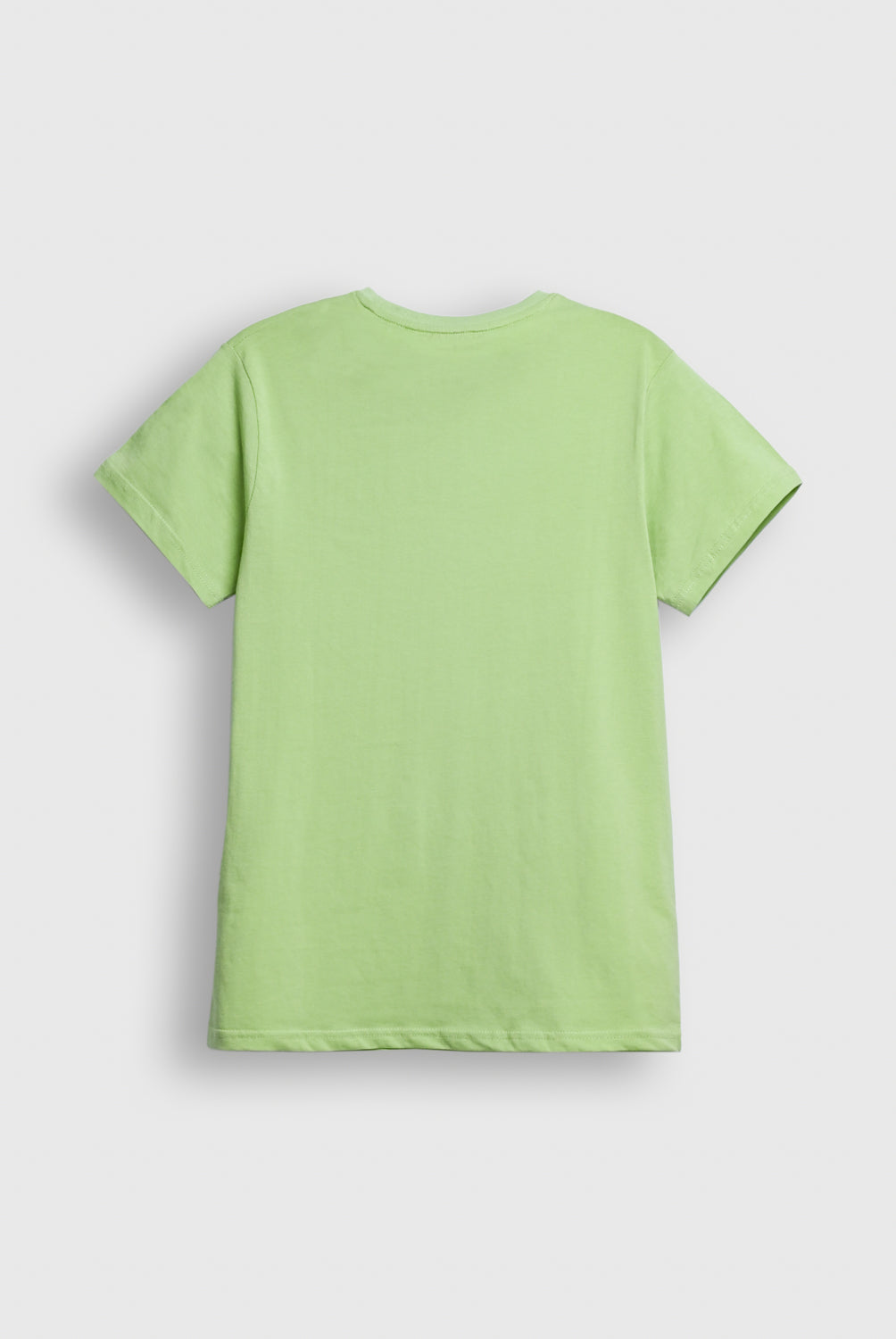 Neon Green Slogan Tee Reality