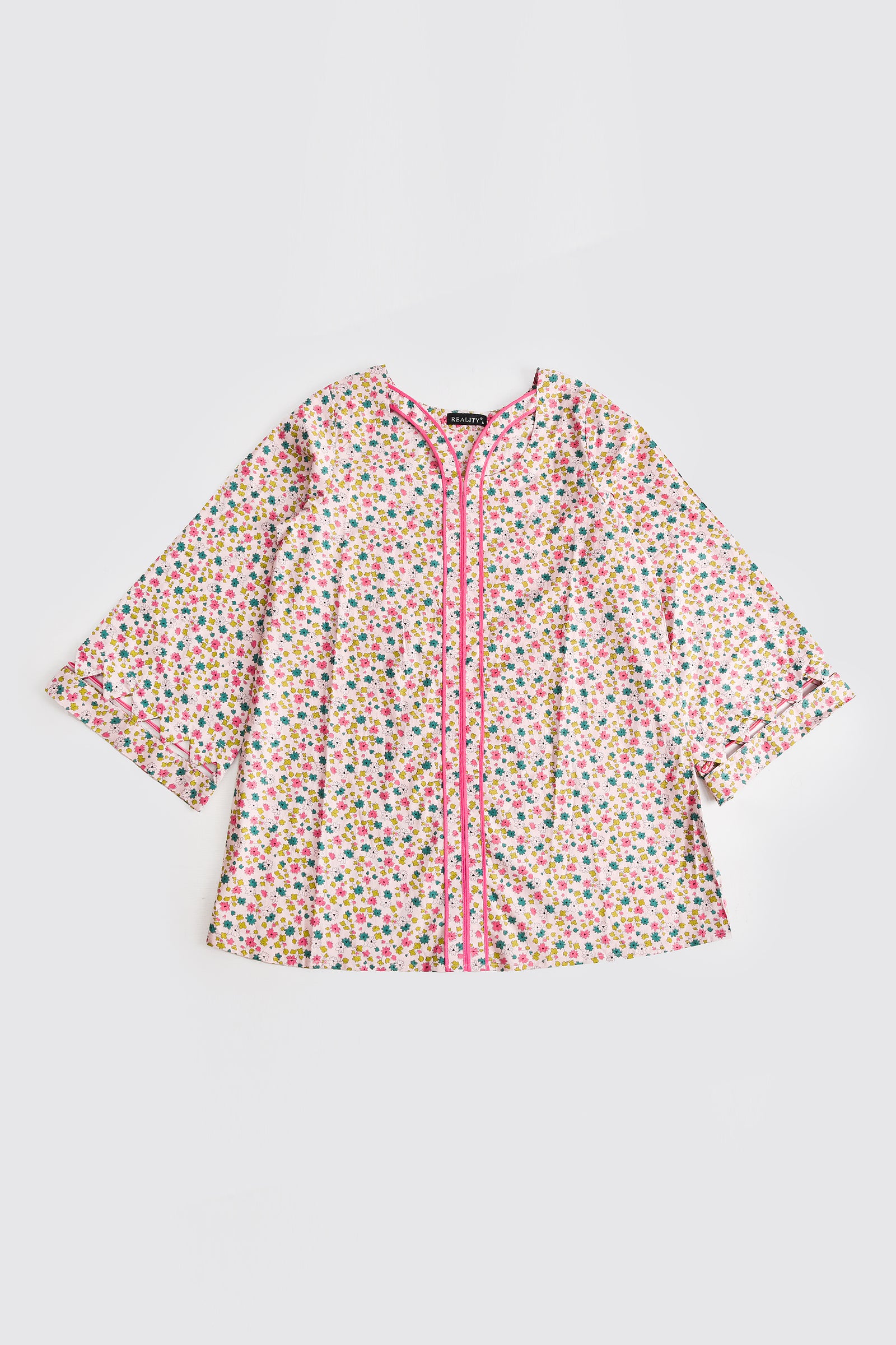 Floral Lace Detail Top Reality