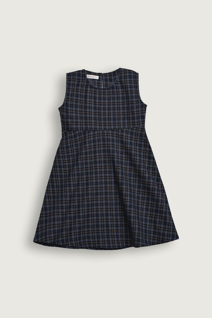 Navy Check Overlay Set Reality