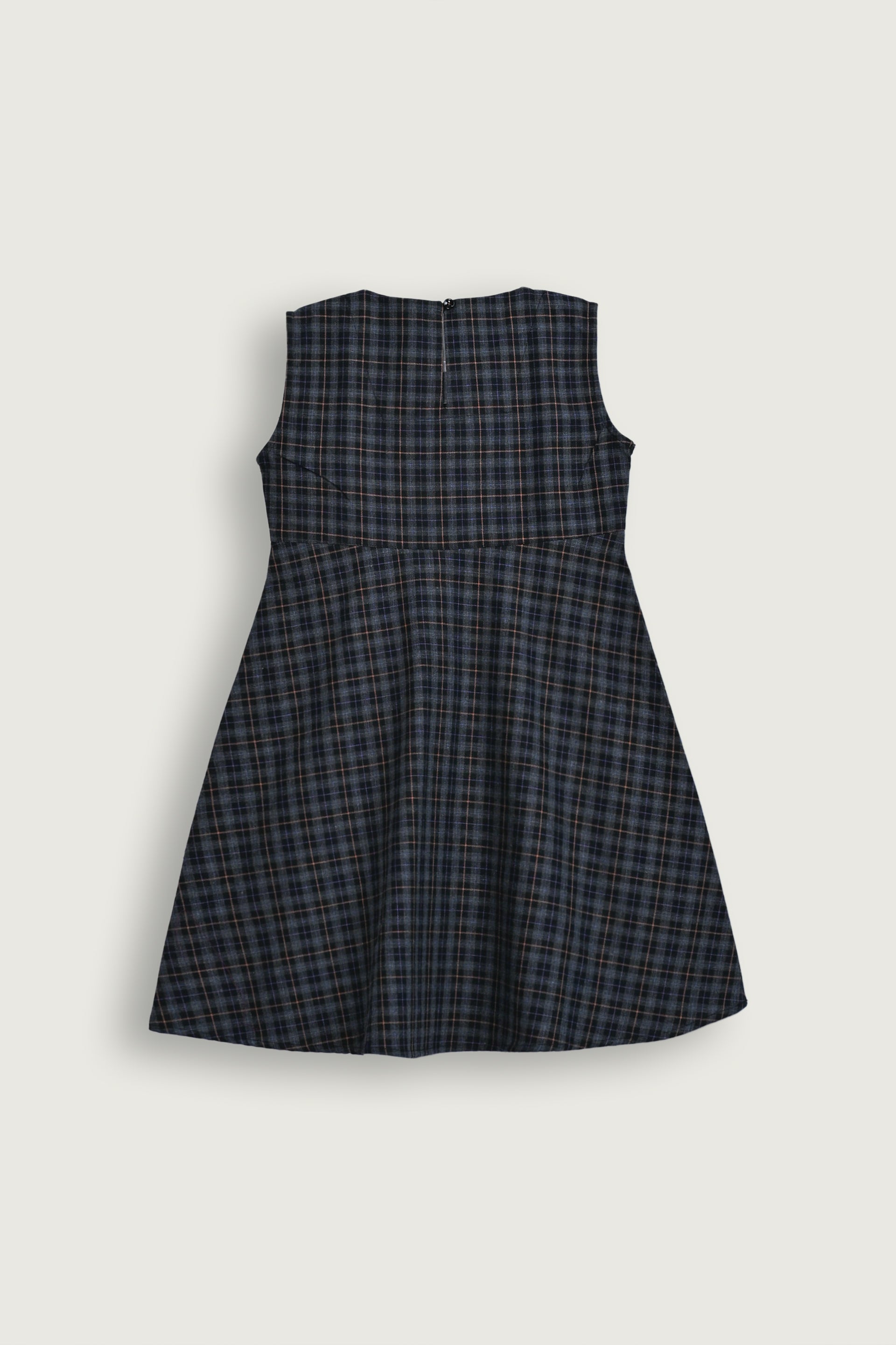 Navy Check Overlay Set Reality