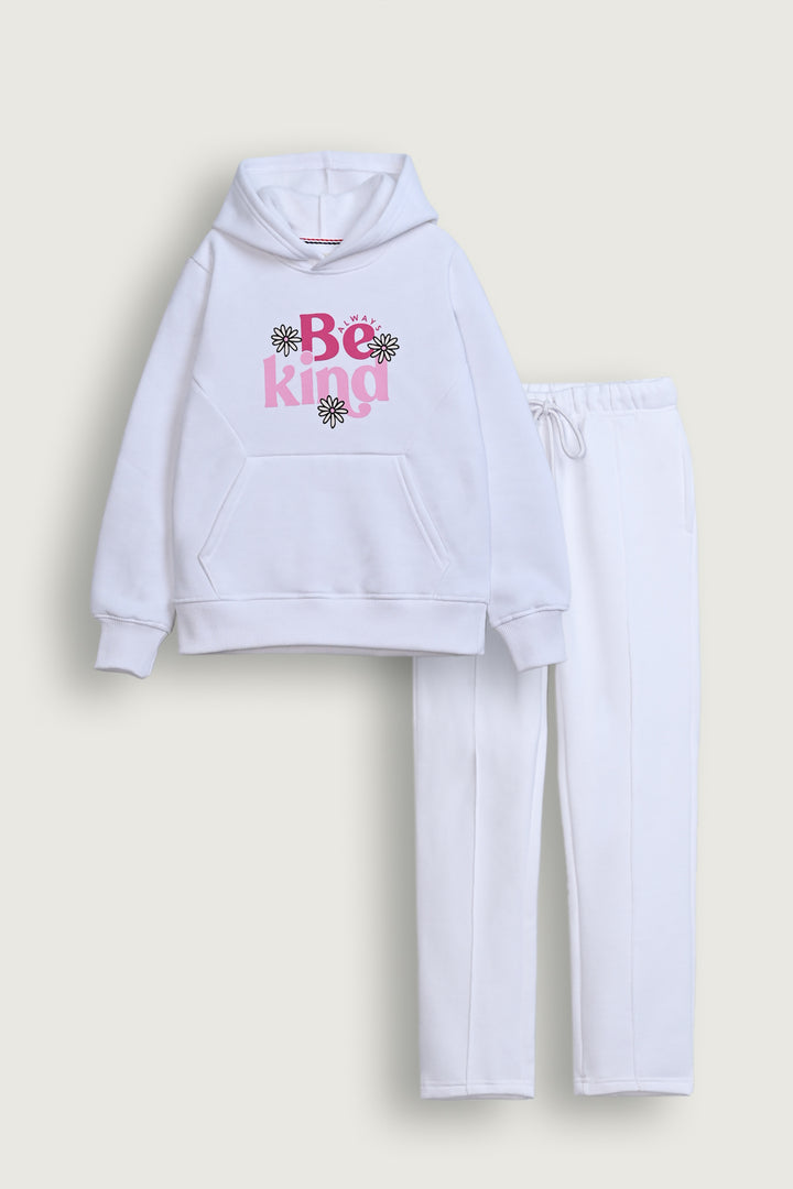 Be Kind White Co-ord Reality