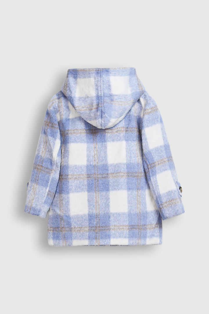 Raspberry Check Duffle Coat Reality