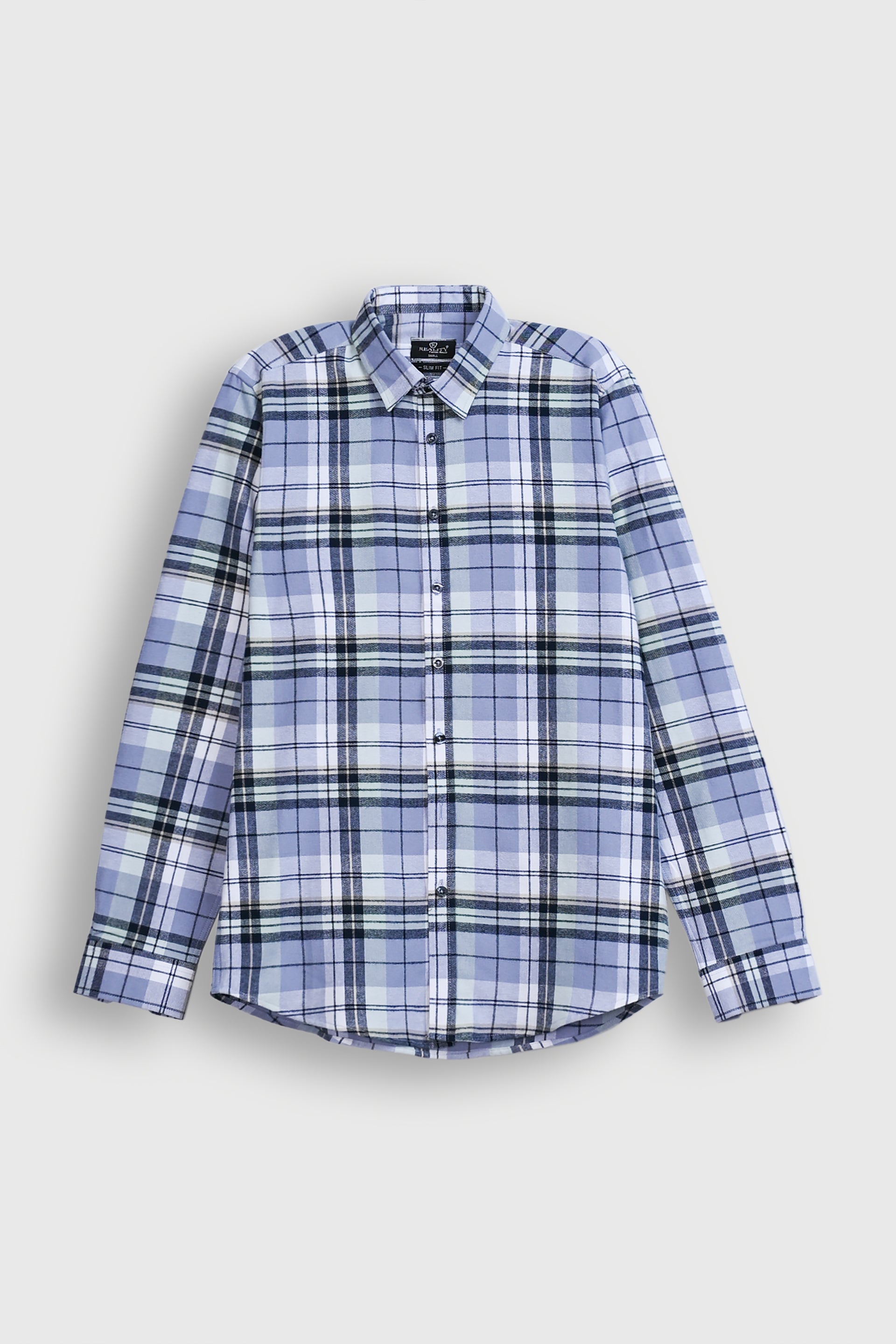 Soft Lilac Plaid Shirt Reality