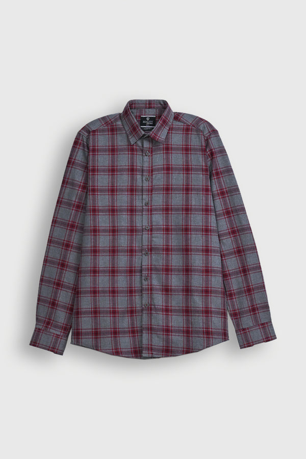 Crimson Check Utility Shirt Reality