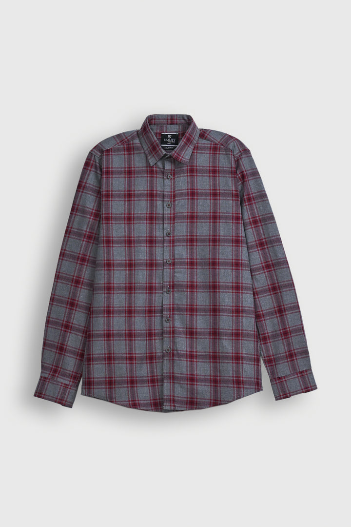 Crimson Check Utility Shirt Reality
