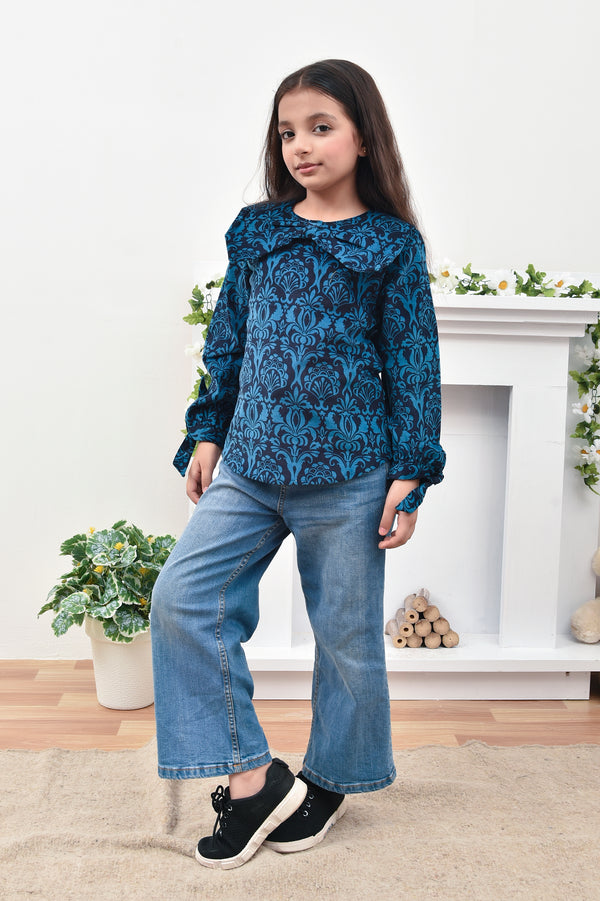 Whimsical Winter Corduroy Top REALITY