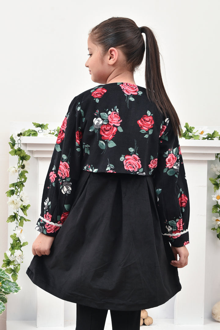 Rose Bloom Bolero with Corduroy Frock REALITY