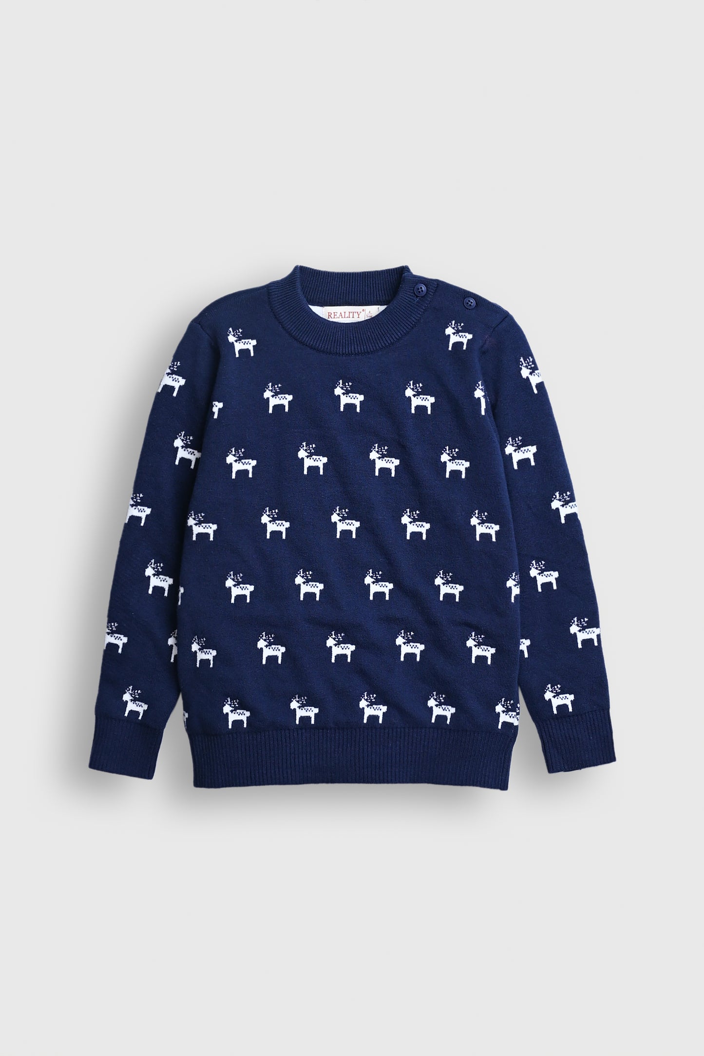 Winter Reindeer Knit – Navy Holiday Edition Reality