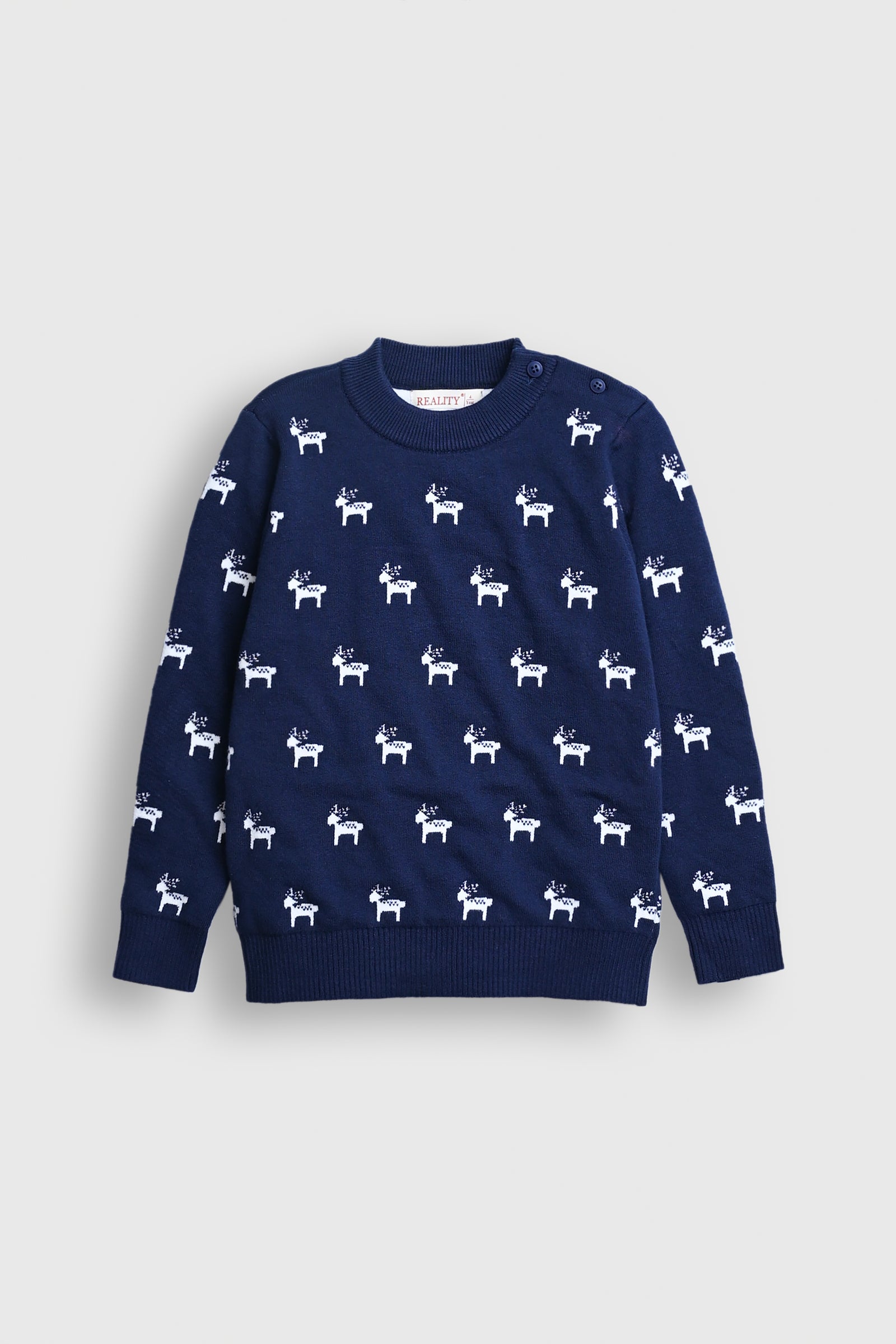Winter Reindeer Knit – Navy Holiday Edition Reality