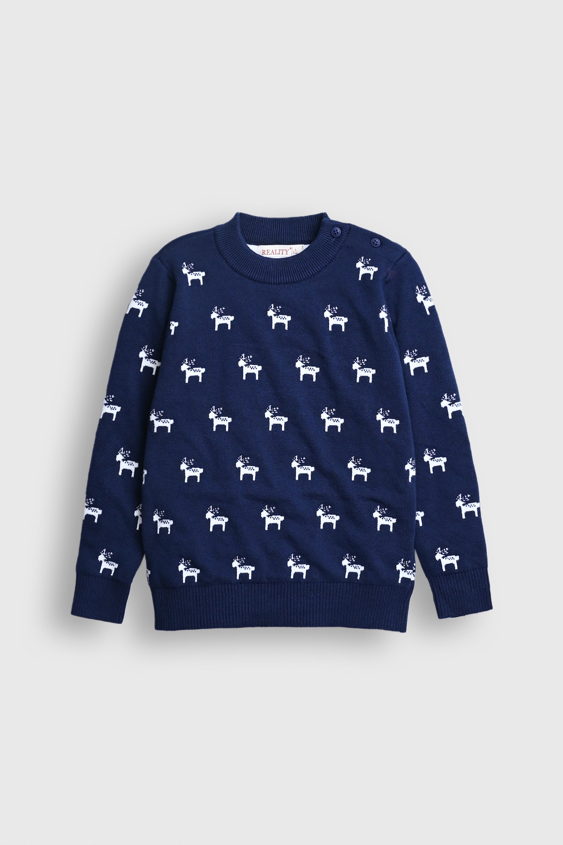 Winter Reindeer Knit – Navy Holiday Edition Reality
